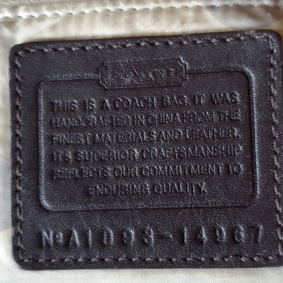 Coach leather bag - Picture 4 of 5